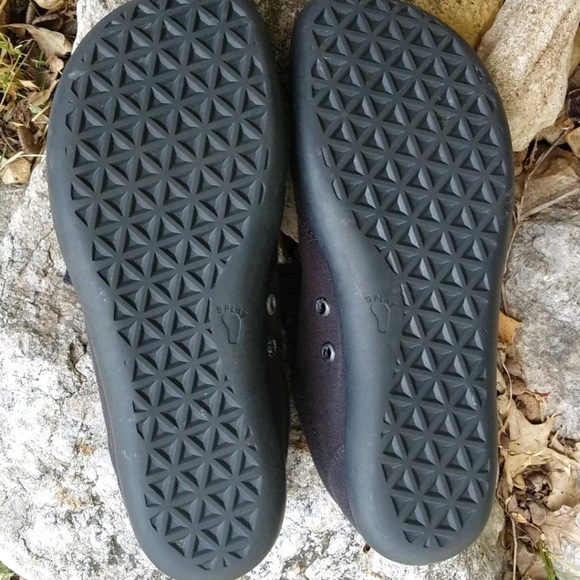 Splay Freestyle 1.0 Black Canvas M6/W8 Barefoot Minimalist Athletic Shoes EUC - Picture 6 of 8